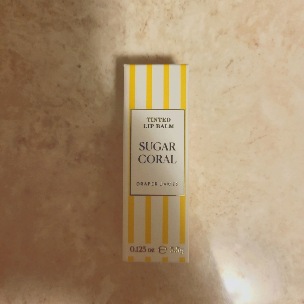 Draper James lipbalm in Sugar Coral x6